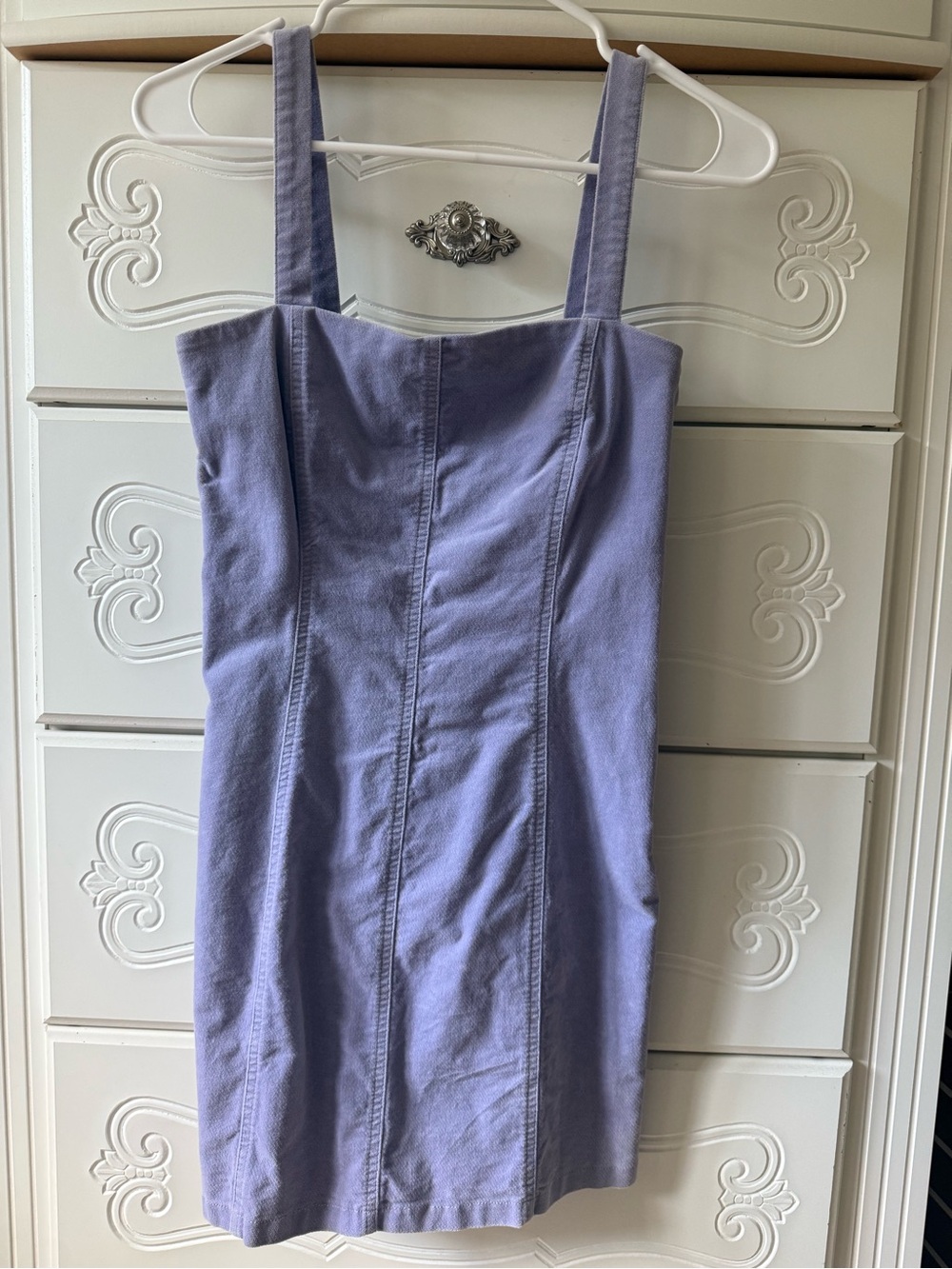 Target Lilac Square-Neck Mini Dress